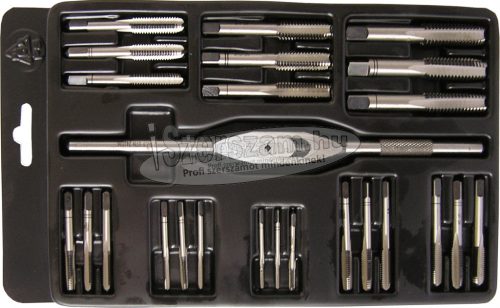 BUCOVICE TOOLS Kézi menetfúró készlet hajtóvassal, M3-M12 HSS 340 127