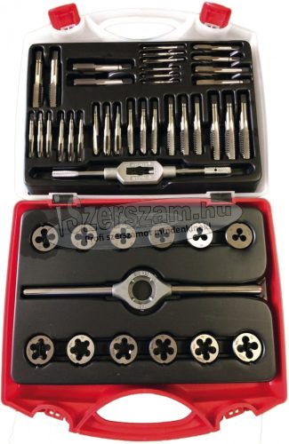 BUCOVICE TOOLS Kézi menetfúró, metsző készlet M+MF M3-M12 HSS 360 121