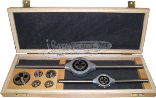 BUCOVICE TOOLS menetmetsző készlet, HSS-E M3-M12 hajtóvasakkal 290 129