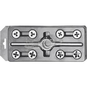   BUCOVICE TOOLS menetmetsző készlet, WS M3-M12 hajtóvassal, D=25mm 330 129