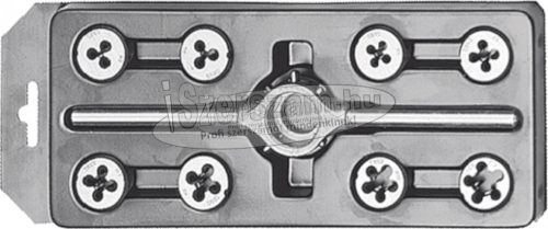 BUCOVICE TOOLS menetmetsző készlet, HSS M3-M12 hajtóvassal, D=25mm 340 129