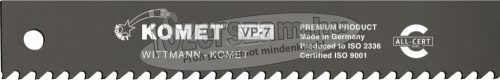 KOMET Gépi fémfűrészlap váltófogazású, HSS, VP-7 400x35x2mm 4/7fog/"