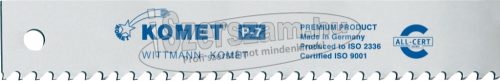 KOMET Gépi fémfűrészlap, HSS, P-7 450x35x2mm 4fog/"