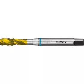   NAREX ZDANICE Gépi menetfúrók csavart hornyú, 35°, C, DIN371 Metrikus HSS-E, TIN, VA, kék gyűrűs 2260 TIN