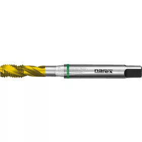   NAREX ZDANICE Gépi menetfúrók csavart hornyú, 35°, C, DIN371 Metrikus HSS-E, TIN, zöld gyűrűs 2210 TIN