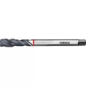   NAREX ZDANICE Gépi menetfúrók csavart hornyú, 40°, C, DIN376, H M HSS-E, TICN, piros gyűrűs 4680 TICN