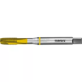   NAREX ZDANICE Gépi menetfúró egyenes hornyú, B, DIN371, AL M6x1mm HSS-E, TIN, sárga gyűrűs 1610 TIN