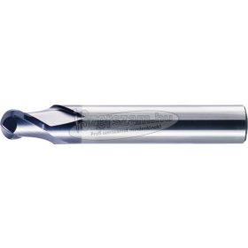 SCT Keményfém gömbvégű marók, 2 élű, DIN6527K, TIALN