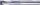 SCT Keményfém hosszlyukmaró, 2 élű, hosszú szárú AlCrN 5,50mm z=2, 62x6,5/6mm PLSW2X05530S