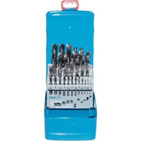   STIMZET Csigafúró készlet, balos, 25részes 1-13/0,5mm HSS DIN338 221129.14