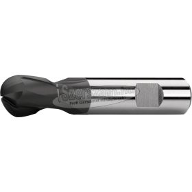   ZPS - FN gömbvégű marók, rövid, 2 élű, HSS-E-PM, AlTiN Weldon 25° 510417 AlTiN