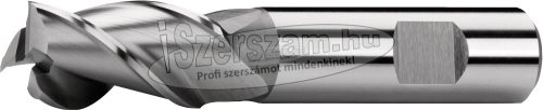 ZPS - FN Ujjmaró, 3 élű, rövid, DIN844K, HSS-E-Co8 13mm z=3, 83x26/12mm Weldon 40° 140418