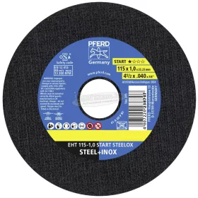   PFERD EHT 115-1,0 START (10) 69121067 Vágótárcsa készlet 115mm 22,23mm 10db 69121067