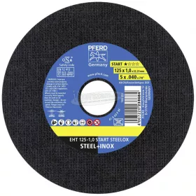   PFERD EHT 125-1,0 START (10) 69121041 Vágótárcsa készlet 125mm 22,23mm 10db 69121041