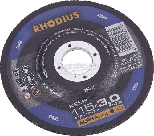 RHODIUS Vágókorong KSMK 115X3,0X22,23 200631