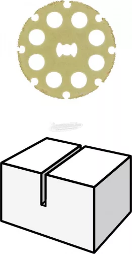 DREMEL Speedclic 544 38mm átmérőjű vágótárcsa fa anyagokhoz 2615S544JB