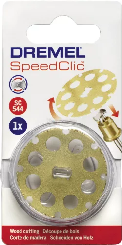 DREMEL Speedclic 544 38mm átmérőjű vágótárcsa fa anyagokhoz 2615S544JB