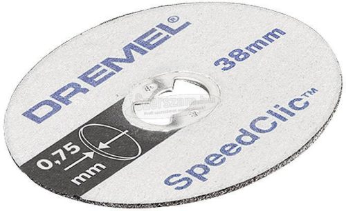DREMEL SC SpeedClic 38mm átmérőjű 5 részes 0,75mm vastag vágótárcsa készlet 2615S409JB