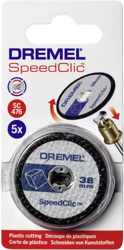 DREMEL SC 476 SpeedClic 38mm átmérőjű 5 részes műanyag vágótárcsa készlet 2615S476JB