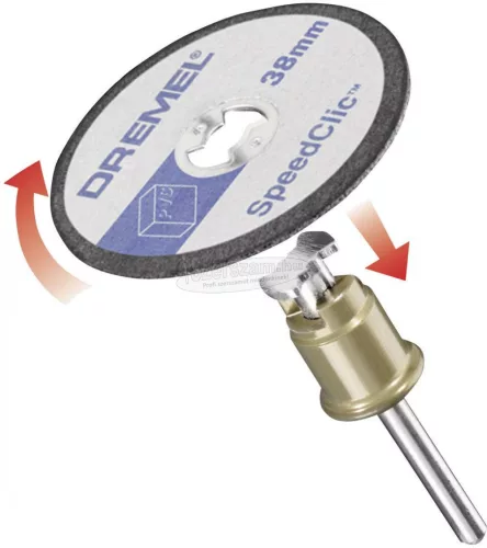 DREMEL SC 476 SpeedClic 38mm átmérőjű 5 részes műanyag vágótárcsa készlet 2615S476JB