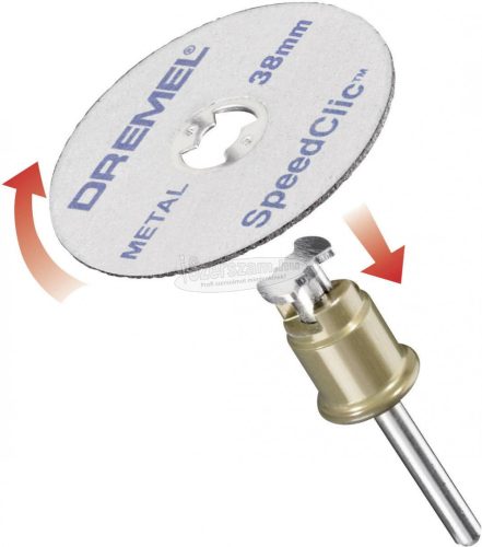 DREMEL Speedclic gyors tárcsacserélő rendszer 38mm átmérőre 2615S406JC