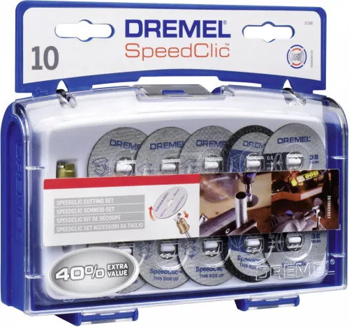 DREMEL Speedclic 38mm átmérőjű 12 részes vágótárcsa készlet 2615S690JA