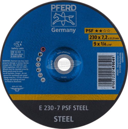 PFERD tisztítókorong E 230-7 PSF STEEL 62023634