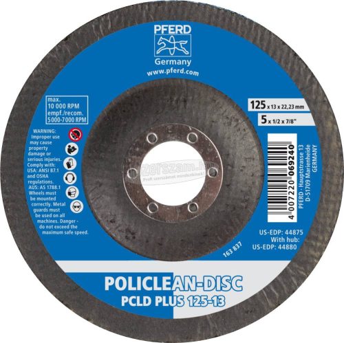 PFERD POLICLEAN-PLUS-diszk PCLD PLUS 125-13 44692726