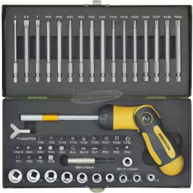   PROXXON INDUSTRIAL 23104 Bit készlet 54 részes Belső kerek hatlap (TX), Belső hatlap, Egyeneshornyú, Pozidriv, Phillips 23104