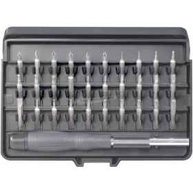TOOLCRAFT Mikro bit készlet, 31 részes 820935
