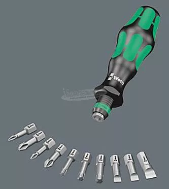 WERA Kraftform Kompakt 10, Bit készlet, 1/4" 10 részes 05056653001
