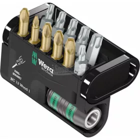 WERA Bit-Check 12 Wood 1, Bit készlet, 12 db 05057423001