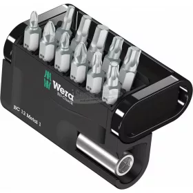  WERA Bit-Check 12 Metal 1, Bit készlet, 12 részes 05057424001