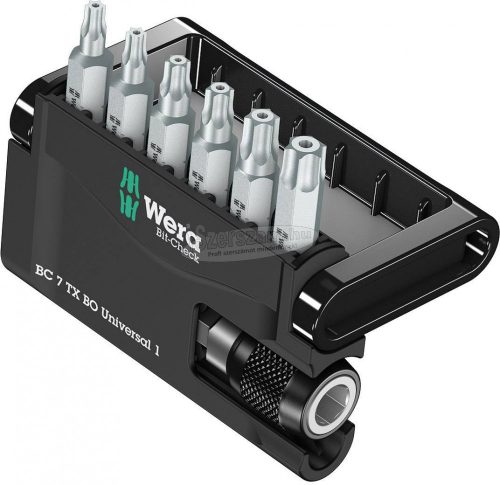 WERA Bit-Check 7 TX BO Universal 1, Bit készlet, 7 részes 05056158001