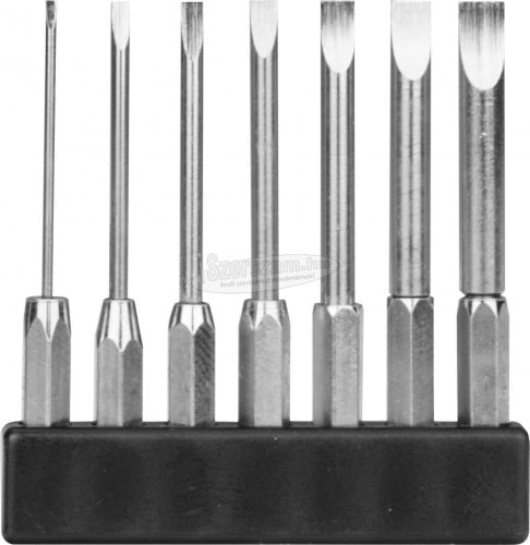 DONAU ELEKTRONIK bit készlet, egyenes pengéjű hosszú, 1-4mm/45mm 7 részes MBS70