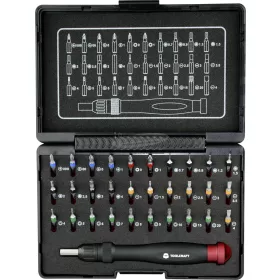   TOOLCRAFT Mikro bit készlet 31 részes racsnis csavarhúzóval 809204