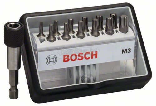 BOSCH 2607002565 Csavarbit készlet Robust Line M extrakemény, 12 + 1 részes, 25mm, Torx 2607002565