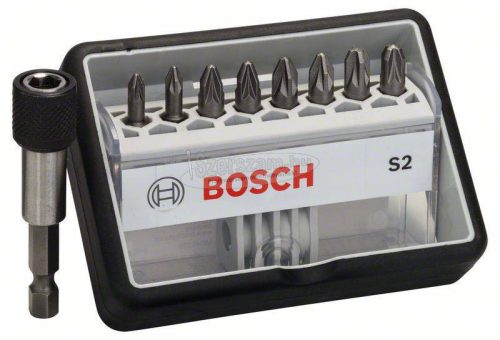 BOSCH 2607002561 Csavarbit készlet Robust Line S extrakemény, 8 + 1 részes, 25mm, PZ 2607002561