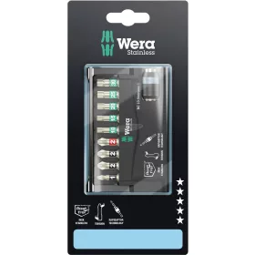   WERA Bit-Check 10 Rozsdamentes 1 SB, Bit készlet, 10 részes 05073630001