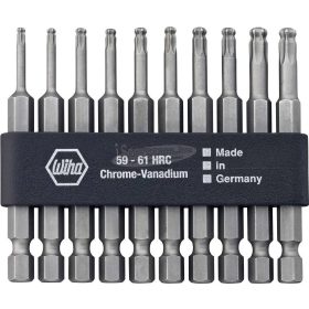   WIHA Professional 70 bitkészlet TORX gömbfejű 1/4" bittartóval 11 részes 32804
