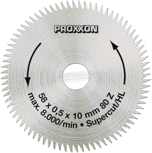 PROXXON MICROMOT körfűrészlap 58mm 80fogas 28014