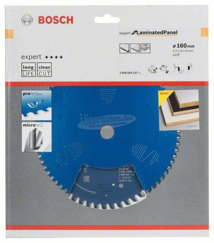BOSCH Keményfém körfűrészlap Expert for Laminated Panel több méretben
