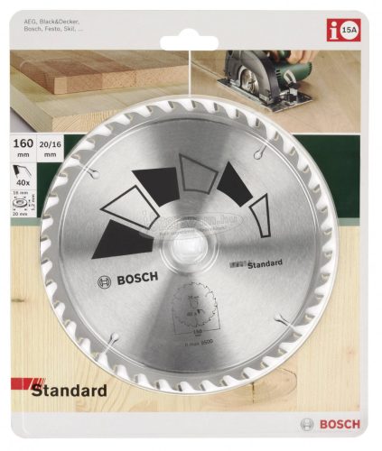 BOSCH Keményfém körfűrészlap Standard több méretben