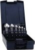 EXACT HSS TiAIN kúpsüllyesztő készlet, 6 részes 90° 6,3-20,5mm 05527