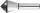 EXACT HSS keresztfuratos süllyesztő, 90° 21mm 65mm 05403