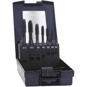   EXACT Gépi menetfúró készlet 7 részes HSS-E M3-M12  DIN 371/376B 42305
