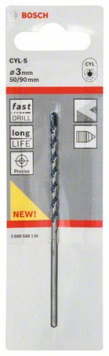 BOSCH Betonfúró CYL-5 Keményfém több méretben hengeres