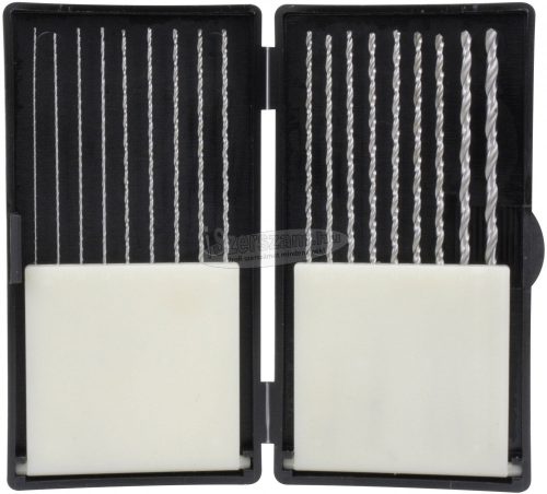 DONAU ELEKTRONIK csigafúró készlet, 0,5-3mm HSS extra hosszú 18 részes HSS275