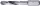 EXACT HSS csigafúró bit 6x50/26mm 1/4" DIN3126 05953