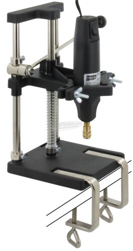 DONAU ELEKTRONIK Univerzális fúrógép állvány mini fúrógéphez, asztallapra rögzíthető 0-100mm 0510